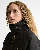 Thumbnail 5 of Barbour Women's Tartan Reimagined Icons Tartan Quilted Spey Waxed Jacket - Olive / Classic