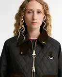 Thumbnail 6 of Barbour Women's Tartan Reimagined Icons Tartan Quilted Spey Waxed Jacket - Olive / Classic