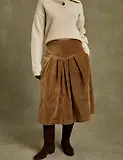 Thumbnail 3 of Penelope Chilvers Women's Lancaster Cotton Velvet Skirt - Tan