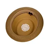 Thumbnail 3 of Stetson Licano Toyo Pork Pie Straw Hat - Brown