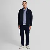 Thumbnail 3 of Lyle & Scott Men's Premium Lambswool 1/4 Zip Jumper - Factory Blue