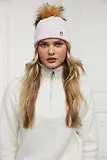 Thumbnail 4 of Holland Cooper Cortina Beanie Bobble Hat - Soft Pink