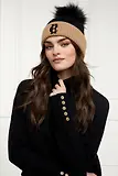 Thumbnail 3 of Holland Cooper Chelsea Merino Beanie Bobble Hat - Black