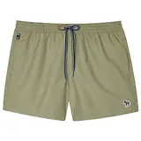 Thumbnail 1 of Paul Smith Men's Zebra Logo Swim Shorts - Washed Khaki
