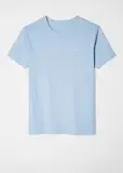 Thumbnail 4 of Paul Smith Men's Organic Cotton Logo 3 Pack Lounge T-Shirts - White/Sky Blue/Black