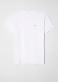 Thumbnail 6 of Paul Smith Men's Organic Cotton Logo 3 Pack Lounge T-Shirts - White/Sky Blue/Black