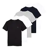 Thumbnail 1 of Paul Smith Men's Organic Cotton Logo 5 Pack Lounge T-Shirts - Mixed