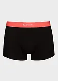 Thumbnail 4 of Paul Smith Men's Contrast-Waist Boxer Briefs / Trunks 3 Pack - Black