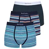 Thumbnail 1 of Paul Smith Men's Plain/Stripe Low Rise Boxer Briefs 3 Pack - Mixed