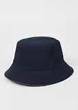 Thumbnail 4 of Paul Smith Men's Reversible Cotton-Nylon Bucket Hat - Navy/Beige