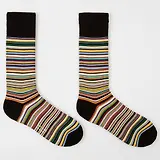 Thumbnail 3 of Paul Smith Men's Signature Stripe Socks - 2 Pack - Black & Grey - One Size