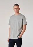 Thumbnail 4 of PS By Paul Smith Men's Cotton Zebra Logo T-Shirt - Grey Melange