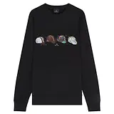 Thumbnail 1 of Paul Smith Men's Cycling Caps Sweatshirt - Black