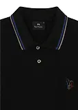 Thumbnail 4 of Paul Smith Men's Regular Fit Stretch-Cotton 'Broad Stripe Zebra' Polo Shirt - Black