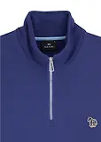 Thumbnail 3 of Paul Smith Men's Regular Fit Zebra Half-Zip Sweatshirt - Blue