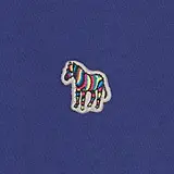 Thumbnail 4 of Paul Smith Men's Regular Fit Zebra Half-Zip Sweatshirt - Blue