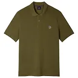 Thumbnail 1 of PS By Paul Smith Men's Organic Cotton Zebra Polo Shirt - Khaki Green