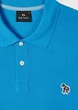 Thumbnail 2 of PS By Paul Smith Men's Organic Cotton Zebra Polo Shirt - Blue