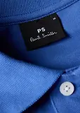 Thumbnail 5 of Paul Smith Men's Organic Cotton Zebra Polo Shirt - Mid Blue