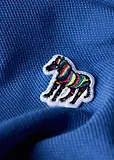 Thumbnail 6 of Paul Smith Men's Organic Cotton Zebra Polo Shirt - Mid Blue