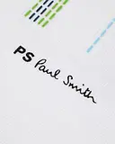 Thumbnail 4 of PS By Paul Smith Men's Stitch Stripe Print T-Shirt - White