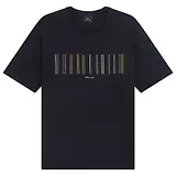 Thumbnail 1 of PS By Paul Smith Men's Stitch Stripe Print T-Shirt - Black