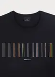 Thumbnail 6 of PS By Paul Smith Men's Stitch Stripe Print T-Shirt - Black