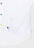Thumbnail 6 of Paul Smith Men's Tailored-Fit Multicolour Button Oxford Shirt - White