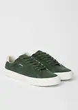 Thumbnail 4 of PS By Paul Smith Men's Leather Amos Trainers - Khaki