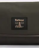 Thumbnail 3 of Barbour Men's Wax Hanging Washbag - Olive/Beacon