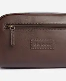 Thumbnail 4 of Barbour Men's Leather Washbag - Dark Brown