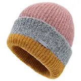 Thumbnail 1 of Didriksons Malin Striped Beanie - Ash Rose Multi