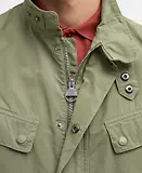 Thumbnail 5 of Barbour International Men's Garment Dyed Duke Casual Jacket - Burnt Olive