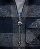 Thumbnail 6 of Barbour International Men's Hailwood Tartan Fleece Overshirt - Navy