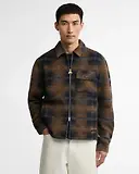 Thumbnail 2 of Barbour International Men's Oswald Wool-Blend Overshirt - Navy