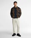 Thumbnail 3 of Barbour International Men's Oswald Wool-Blend Overshirt - Navy