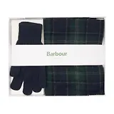 Thumbnail 1 of Barbour Men's Tartan Scarf & Glove Gift Set - Green Loch Tartan