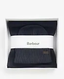 Thumbnail 5 of Barbour Men's Crimdon Beanie & Scarf Gift Set - Navy