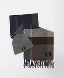 Thumbnail 2 of Barbour Men's Westerdale Beanie and Scarf Gift Set - Midnight Oak