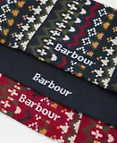 Thumbnail 3 of Barbour Men's Marlow Fair Isle 3 Pack Sock Gift Box - Olive