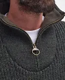 Thumbnail 6 of Barbour Men's New Tyne Half Zip Sweater - Olive
