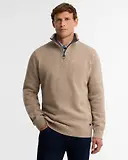 Thumbnail 2 of Barbour Men's Nelson Essential Quarter-Zip Jumper - Stone