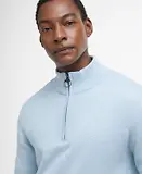 Thumbnail 5 of Barbour Men's Cotton Half Zip Jumper - Ocean Sky