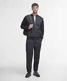 Thumbnail 3 of Barbour Men's Essential Carn Baffle Zip Through Jumper - Black