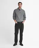 Thumbnail 4 of Barbour Men's Talder Half-Zip Knit Jumper - Grey Marl