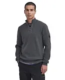Thumbnail 3 of Barbour International Men's Crawley Half-Zip Jumper - Charcoal Marl