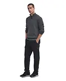 Thumbnail 2 of Barbour International Men's Crawley Half-Zip Jumper - Charcoal Marl
