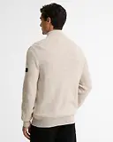 Thumbnail 4 of Barbour International Men's Crawley Quarter-Zip Jumper - Concrete