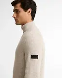 Thumbnail 5 of Barbour International Men's Crawley Quarter-Zip Jumper - Concrete
