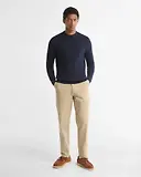 Thumbnail 3 of Barbour Men's Herringbone Crew Neck Jumper - Navy